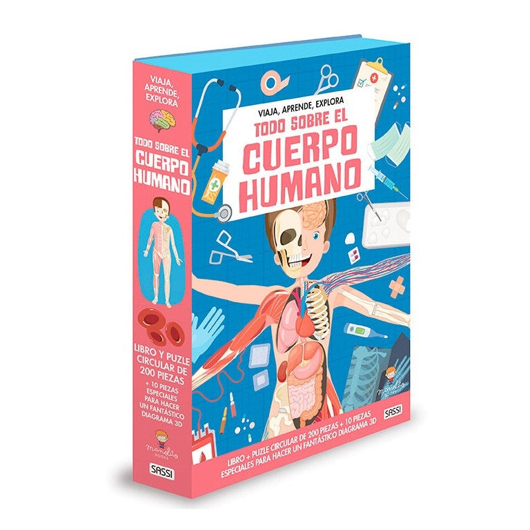 Todo sobre el cuerpo humano - Viaja, conoce y explora. Rompecabeza + libro + figuras de encastre Todo sobre el cuerpo humano - Viaja, conoce y explora. Rompecabeza + libro + figuras de encastre